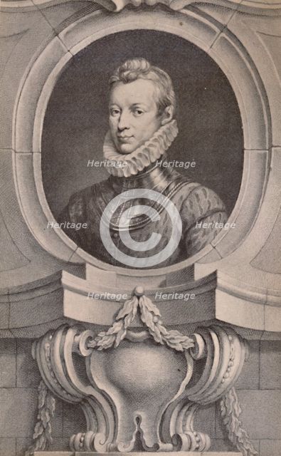 Sir Philip Sidney, English soldier, statesman and poet, c1744 (1894). Artist: Jacobus Houbraken.