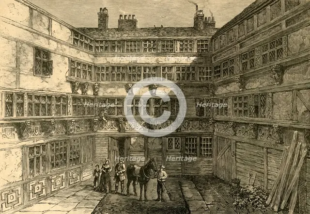 'Sir R. Whittington's House, Crutched Friars, 1803', (1897). Creator: Unknown.