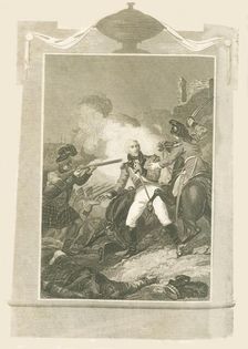 Sir Ralph Abercrombie in the Battle of Alexandria (1801), 1816. Creator: Unknown