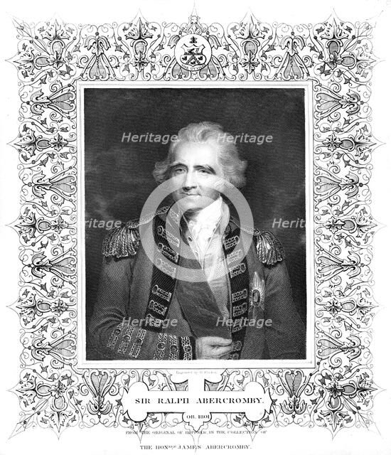 Sir Ralph Abercromby, British general.Artist: William Finden