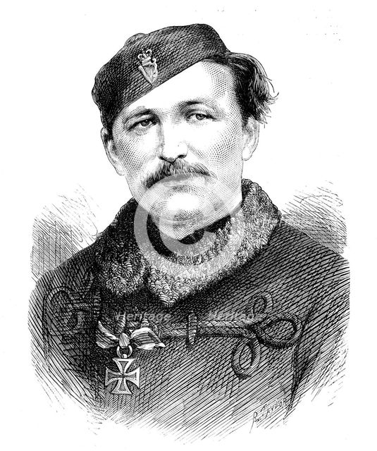 Sir Randall Roberts, Bart., Captain of the Irish Eight at Wimbledon, 1871. Creator: Unknown.