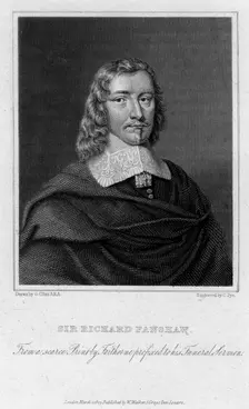 Sir Richard Fanshaw diplomat and author, 1823.Artist: Charles Pye