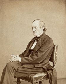 Sir Richard Owen, 1867. Creator: Ernest Edwards
