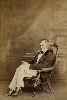 Sir Richard Owen. Creator: Ernest Edwards