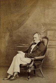 Sir Richard Owen. Creator: Ernest Edwards
