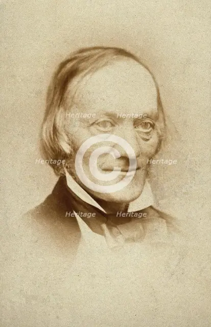 Sir Richard Owen, late 19th century.  Creator: John & Charles Watkins.