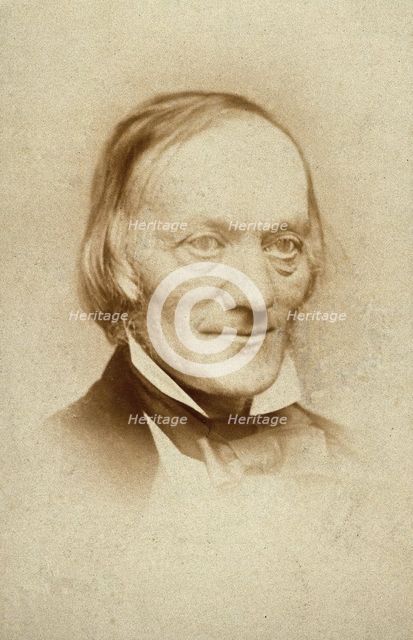 Sir Richard Owen, late 19th century.  Creator: John & Charles Watkins.