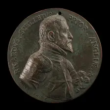 Sir Richard Shelley, c. 1513-c. 1589, Prior of England in Malta and Turcopolier [obverse], 1577 or a Creator: Bernardo Rantvic