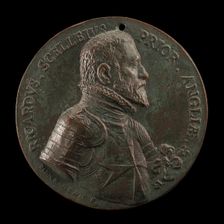Sir Richard Shelley, c. 1513-c. 1589, Prior of England in Malta and Turcopolier [obverse], 1577 or a Creator: Bernardo Rantvic