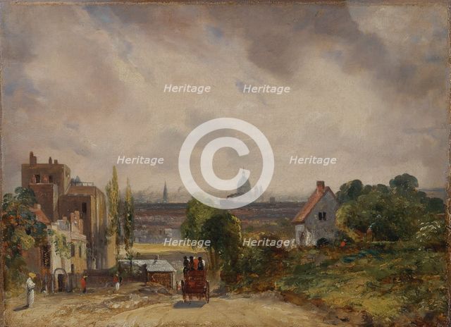 Sir Richard Steele's Cottage, Hampstead, 1831 to 1832. Creator: John Constable.