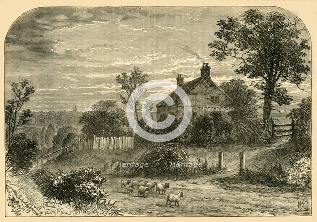 'Sir Richard Steele's House, Haverstock Hill', c1876. Creator: Unknown.