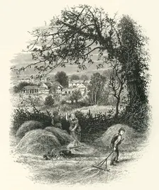 Sir Richard Steele's House, near Caermarthen (The White House) c1870