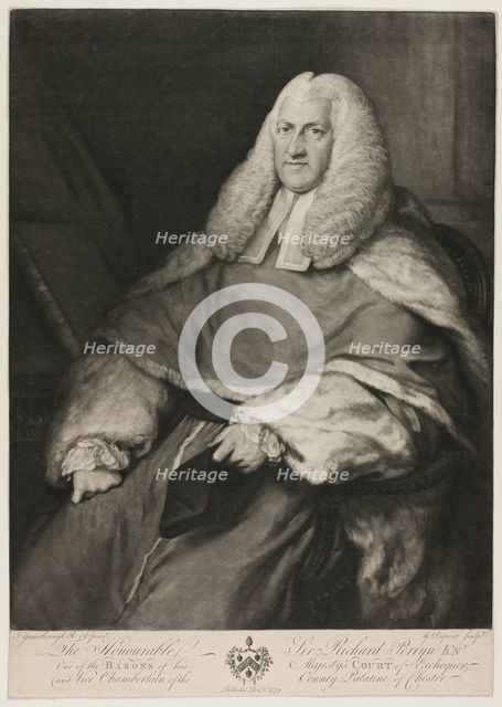 Sir Richard Perryn, n.d. Creator: Gainsborough Dupont.