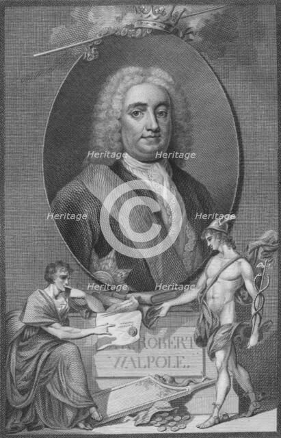'Sir Robert Walpole', 1790. Artist: Unknown.
