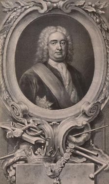 Sir Robert Walpole, English statesman and Prime Minister, c1746 (1894). Artist: Jacobus Houbraken