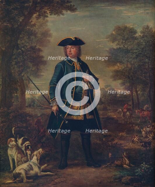 'Sir Robert Walpole wth Hounds', c18th century. Artist: John Wooton.