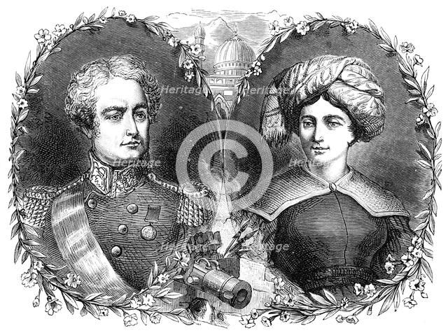 Sir Robert and Lady Sale, 19th century. Artist: Unknown