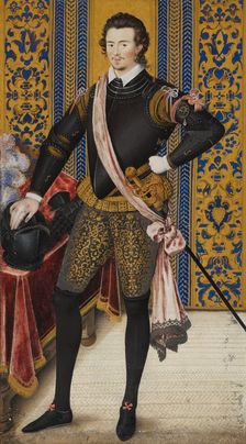 Sir Robert Dudley, Duke of Northumberland, c1600. Creator: Nicholas Hilliard