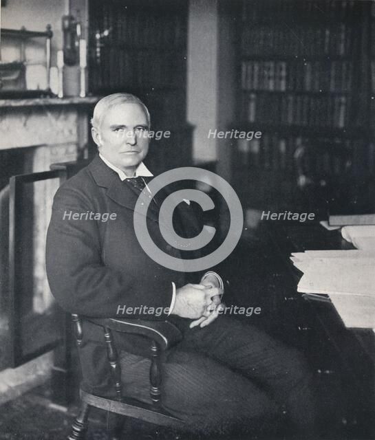 'Sir Robert Finlay in his chambers', c1903. Artist: Campbell & Gray.