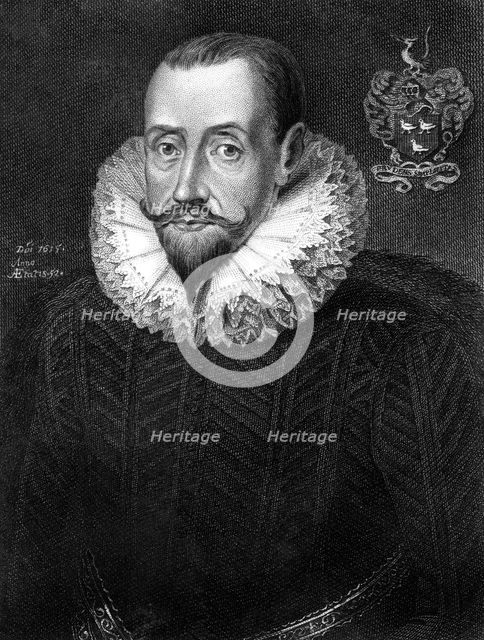 Sir Robert Naunton, English politician and writer.Artist: Robert Cooper