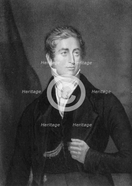 Sir Robert Peel, 2nd Baronet, British Prime Minister, 1853 (1910).Artist: George Baxter