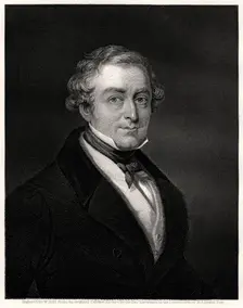 Sir Robert Peel, British Prime Minister, 19th century. Artist: W Holl