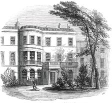 Sir Robert Peel's residence, Whitehall Gardens, 1845. Creator: Unknown