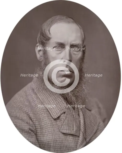 Sir Robert Porrett Collier, judge of the Judicial Committee of the Privy Council, 1880. Creator: Lock & Whitfield.