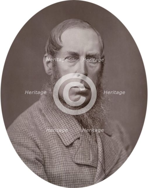 Sir Robert Porrett Collier, judge of the Judicial Committee of the Privy Council, 1880. Creator: Lock & Whitfield.