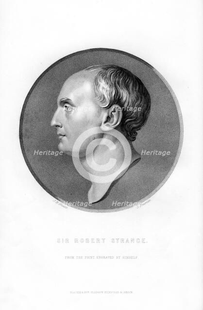 Sir Robert Strange, Scottish artist, (1870). Artist: S Freeman