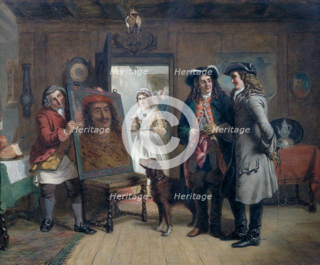 Sir Roger de Coverley and Addison with 'The Saracen's Head' - a Scene from The Spectator, 1867. Artist: William Powell Frith