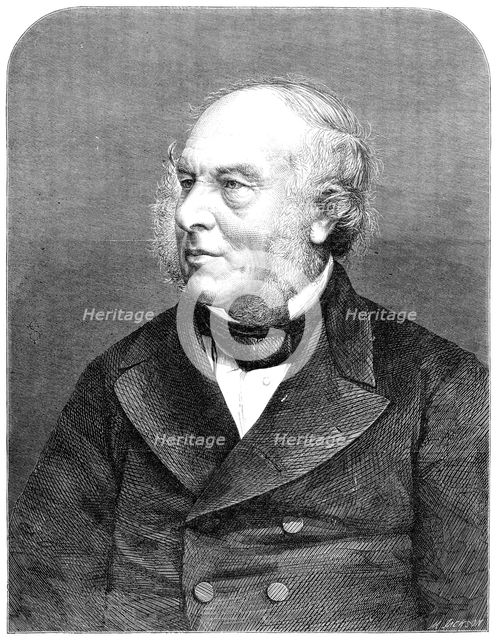 Sir Rowland Hill, K.C.B., late Secretary to the Post Office, 1864. Creator: Mason Jackson.