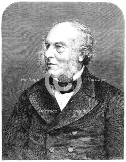 Sir Rowland Hill, K.C.B., late Secretary to the Post Office, 1864. Creator: Mason Jackson.