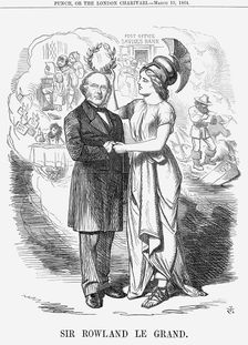 Sir Rowland Le Grand 1864. Creator: John Tenniel