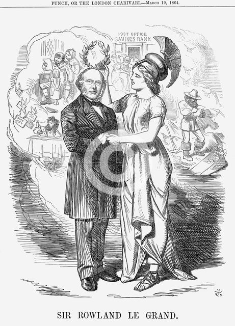 'Sir Rowland Le Grand', 1864. Creator: John Tenniel.