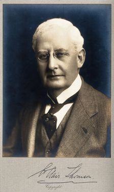 Sir St Clair Thomson. Creator: Elliott & Fry