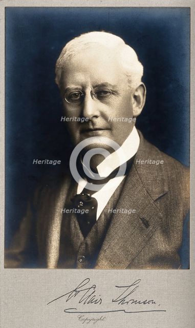 Sir St Clair Thomson. Creator: Elliott & Fry.