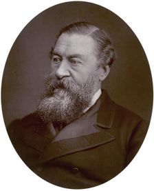 Sir Samuel White Baker, African explorer, 1880. Creator: Lock & Whitfield