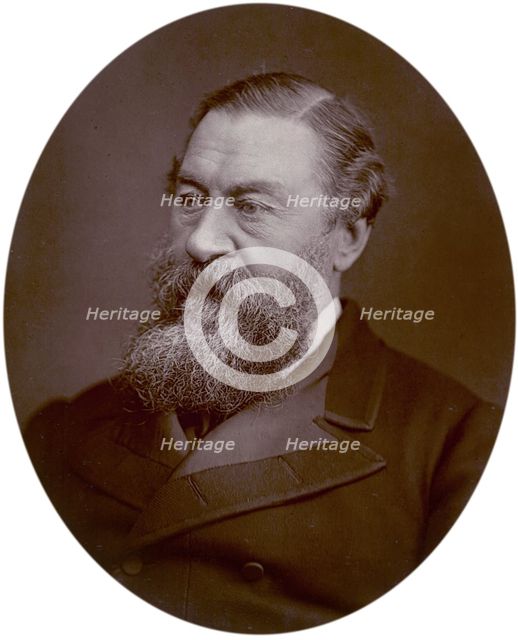 Sir Samuel White Baker, African explorer, 1880. Creator: Lock & Whitfield.