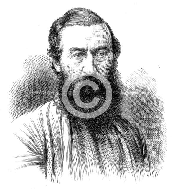 Sir Samuel White Baker, F.R.S., 1873. Creator: Unknown.
