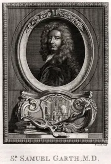 Sir Samuel Garth 1775. Artist: T Cook