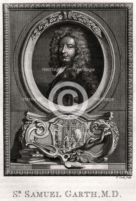 'Sir Samuel Garth', 1775. Artist: T Cook