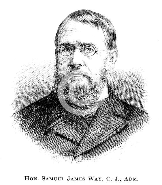 Sir Samuel James Way, 1886. Artist: Unknown
