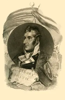 Sir Sidney Smith, who with 300 British Sailors, defended the Breach of Acre (1764-1840), 1816. Creator: Unknown