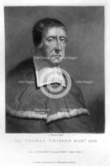 Sir Thomas Twisden, politician, 1812.Artist: C Turner