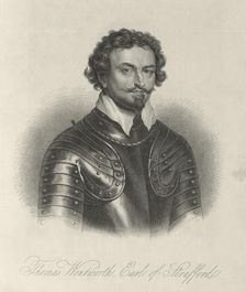 Sir Thomas Wentworth, 1st Earl of Strafford, c1630-c1640, (1834-1837). Creator: Samuel Freeman