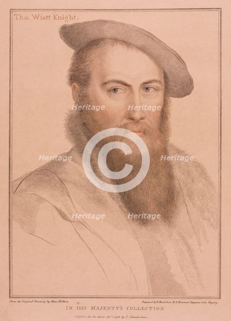 Sir Thomas Wyatt, 1793. Creator: Francesco Bartolozzi (British, 1727-1815); John Chamberlaine.
