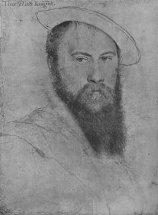 Sir Thomas Wyatt c1535-1537 (1945). Artist: Hans Holbein the Younger