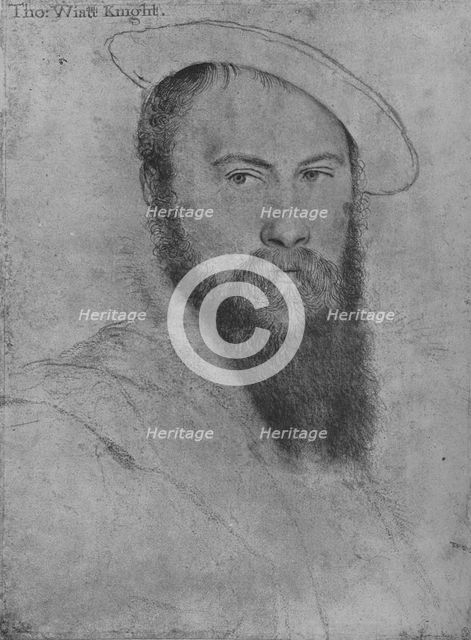 'Sir Thomas Wyatt', c1535-1537 (1945). Artist: Hans Holbein the Younger.