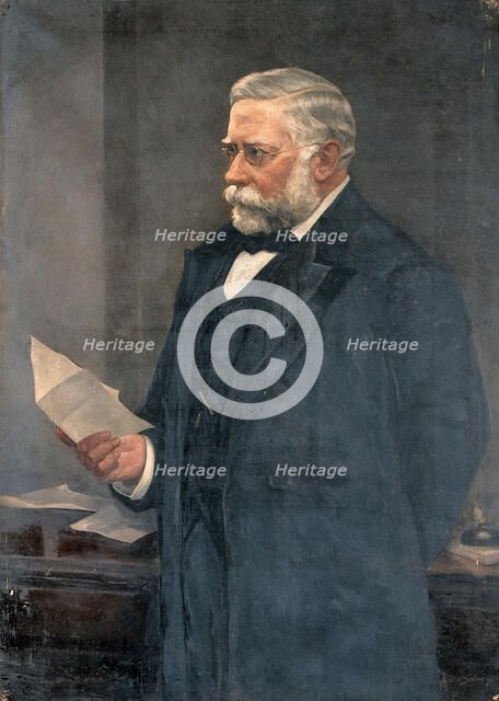 Sir Thomas Barlow (1845-1945), physician to the King, c1910s. Creator: Harry Herman Salomon.